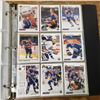 Image 26 : binder of Edmonton Oilers hockey cards all sorts Upper deck topps opc