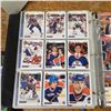 Image 27 : binder of Edmonton Oilers hockey cards all sorts Upper deck topps opc