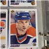 Image 28 : binder of Edmonton Oilers hockey cards all sorts Upper deck topps opc
