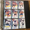 Image 2 : binder of Edmonton Oilers hockey cards all sorts Upper deck topps opc