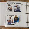 Image 28 : small binder with 160+ SP Authentic hockey cards mostly modern