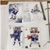 Image 32 : small binder with 160+ SP Authentic hockey cards mostly modern