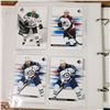 Image 37 : small binder with 160+ SP Authentic hockey cards mostly modern