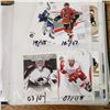 Image 5 : small binder with 160+ SP Authentic hockey cards mostly modern