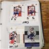 Image 9 : small binder with 160+ SP Authentic hockey cards mostly modern