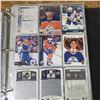 Image 13 : Edmonton Oilers hockey cards binder full almost all Oilers from Jari Kurri and Charlie Huddy to Conn