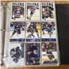 Image 24 : Edmonton Oilers hockey cards binder full almost all Oilers from Jari Kurri and Charlie Huddy to Conn