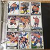 Image 40 : Edmonton Oilers hockey cards binder full almost all Oilers from Jari Kurri and Charlie Huddy to Conn