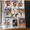 Image 42 : Edmonton Oilers hockey cards binder full almost all Oilers from Jari Kurri and Charlie Huddy to Conn