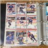 Image 45 : Edmonton Oilers hockey cards binder full almost all Oilers from Jari Kurri and Charlie Huddy to Conn