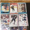 Image 46 : Edmonton Oilers hockey cards binder full almost all Oilers from Jari Kurri and Charlie Huddy to Conn