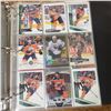 Image 55 : Edmonton Oilers hockey cards binder full almost all Oilers from Jari Kurri and Charlie Huddy to Conn
