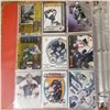 Image 10 : packed binder assorted hockey cards tons of goalies plus serial numbered Joe Sakic card plus rookies