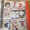 Image 17 : packed binder assorted hockey cards tons of goalies plus serial numbered Joe Sakic card plus rookies