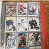 Image 18 : packed binder assorted hockey cards tons of goalies plus serial numbered Joe Sakic card plus rookies