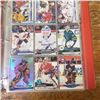 Image 3 : packed binder assorted hockey cards tons of goalies plus serial numbered Joe Sakic card plus rookies
