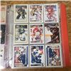 Image 5 : packed binder assorted hockey cards tons of goalies plus serial numbered Joe Sakic card plus rookies