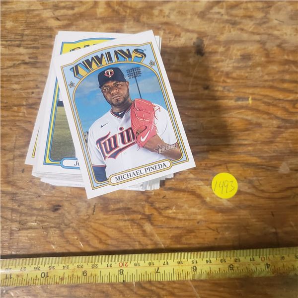 over 120 cards modern baseball card lot includes rookies Panini Topps