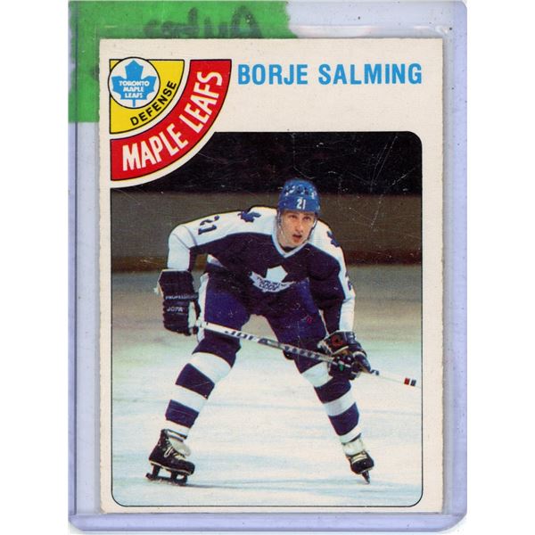 1978-79 O-Pee-Chee hockey card #240 - Borje Salming