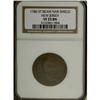 1786 COPPER New Jersey Copper, Narrow Shield VF25 NGC