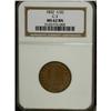 Image 1 : 1832 1/2 C Brown MS62 NGC