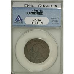 1794 1C Head of 1795 VG10 ANACS