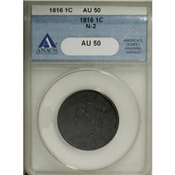 1816 1C AU50 ANACS