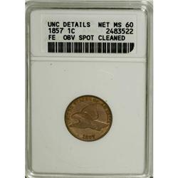 1857 1C MS60 ANACS