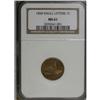 Image 1 : 1858 1C Small Letters MS61 NGC