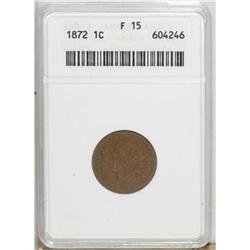 1872 1C F15 ANACS
