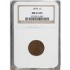 Image 1 : 1874 1C Brown MS62 NGC