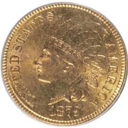 1879 1C Red MS64 PCGS