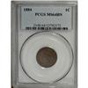 Image 1 : 1884 1C Brown MS64 PCGS