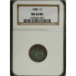 1888 1C Brown MS64 NGC