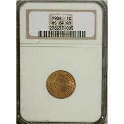 1904 1C Red MS64 NGC