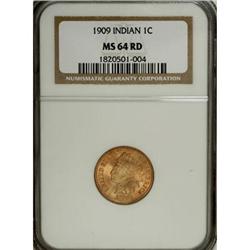 1909 1C Red MS64 NGC
