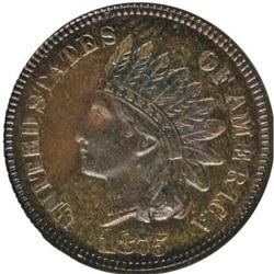 1875 1C Brown PR64 NGC