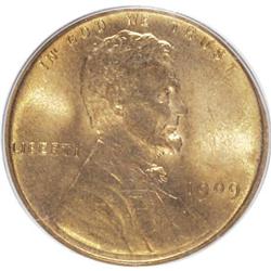 1909 VDB 1C Red MS66 PCGS