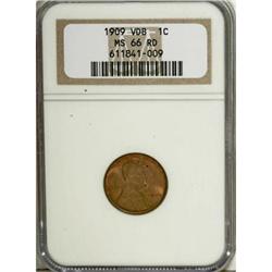 1909 VDB 1C Red MS66 NGC