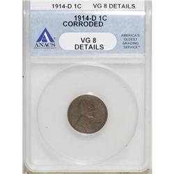 1914-D 1C VG8 ANACS