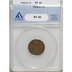 1924-D 1C XF40 ANACS