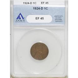 1924-D 1C XF45 ANACS