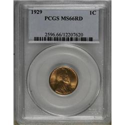 1929 1C Red MS66 PCGS