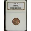 Image 1 : 1931 1C Red and Brown MS66 NGC