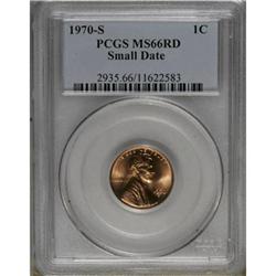 1970-S 1C Small Date Red MS66 PCGS