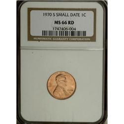1970-S 1C Small Date Red MS66 NGC