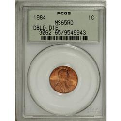 1984 1C Doubled Die Obverse Red MS65 PCGS