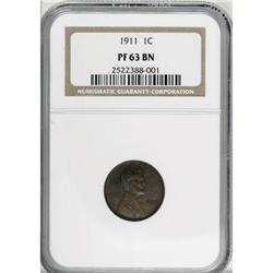 1911 1C Brown PR63 NGC