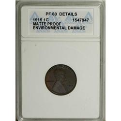 1915 1C Brown PR60 ANACS