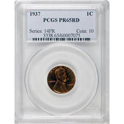 1937 1C Red PR65 PCGS